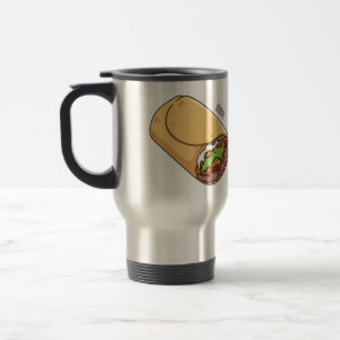 Mug De Voyage dessin animé de Burrito