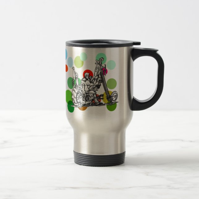 Mug De Voyage Dessin de couperet avec l'imaginaire Rolls (Droit)