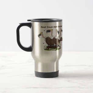 Mug De Voyage Dessin de l'humour vautours drôle