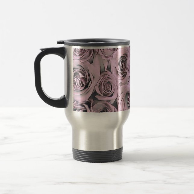 Mug De Voyage Dessin de roses roses roses (Gauche)
