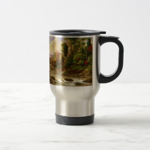 Mug De Voyage Destin de Robert Duncanson de rivière de forêt