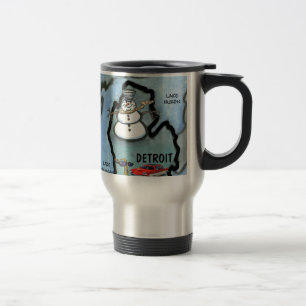 Mug De Voyage Detroit Michigan