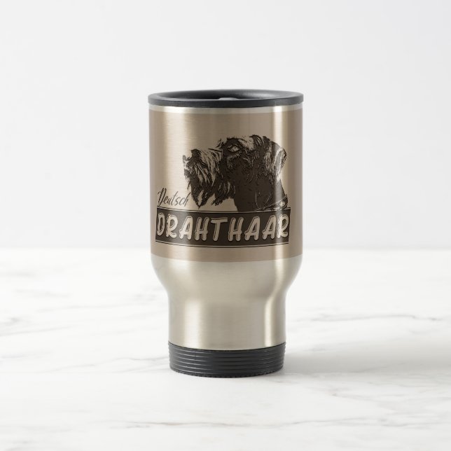Mug De Voyage Deutsch Drahthaar (Centre)