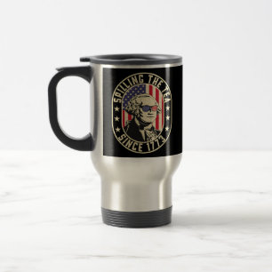 Mug De Voyage Déverser Le Thé Depuis 1773 - George Washington