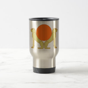 Mug De Voyage dieu Aker égyptien egypt god