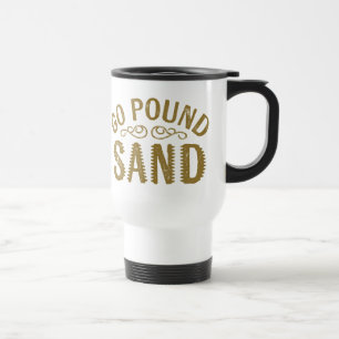 Mug De Voyage Disparaissent le sable de livre