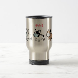 MUG DE VOYAGE DO-IT-YOURSELF NOM VOYAGE MUG FRANÇAIS BULL CHIEN