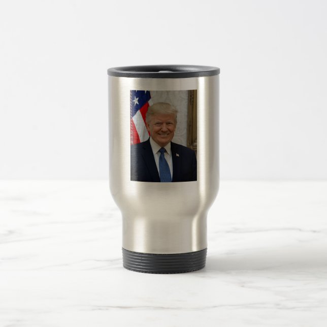 Mug De Voyage Donald Trump Président des États-Unis Maison Blanc (Centre)