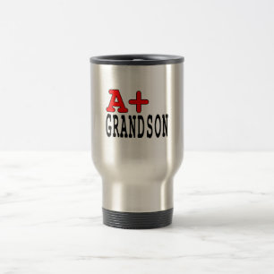 Mug De Voyage Dons amusants pour petits-fils : A+ Grand