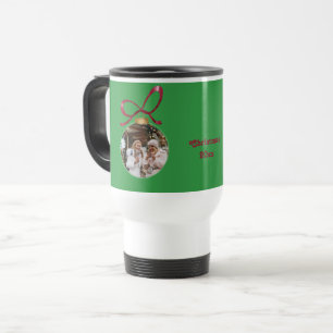 Mug De Voyage Double photo Anniversaire de Noël