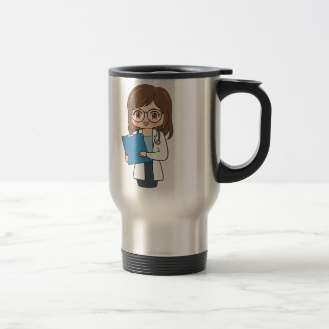 Mug De Voyage Dr customisé (Votre nom) Doctorat 7e Graduation (Droit)