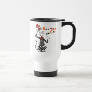 Mug De Voyage Dr Seuss   Chat d'Halloween en Casquette