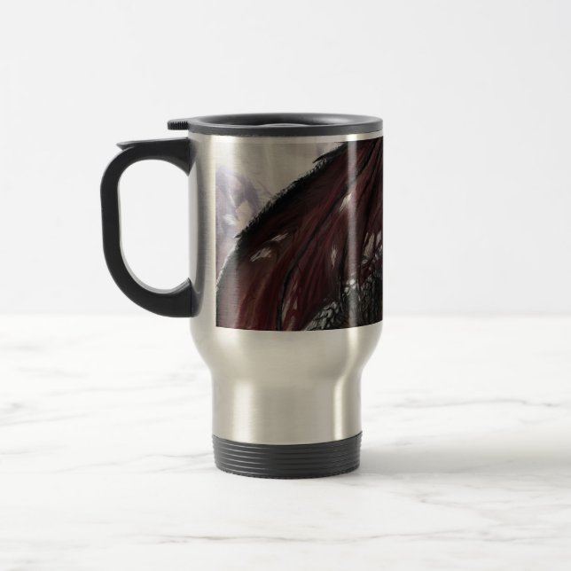 Mug De Voyage Dragon Dans La Grotte (Gauche)
