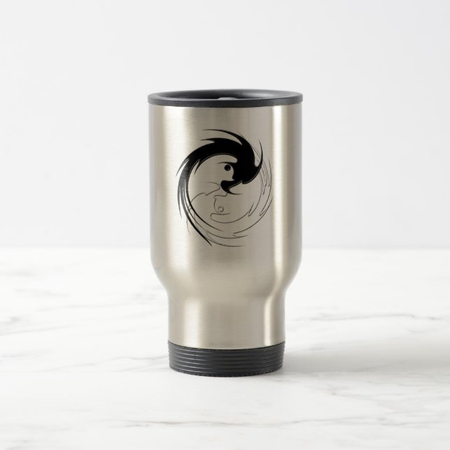 Mug De Voyage Dragon en spirale Yin-Yang (Centre)