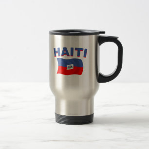 Mug De Voyage Drapeau 2 du Haïti