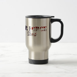 Mug De Voyage Drapeau américain de papa de l'Armée de l'Air