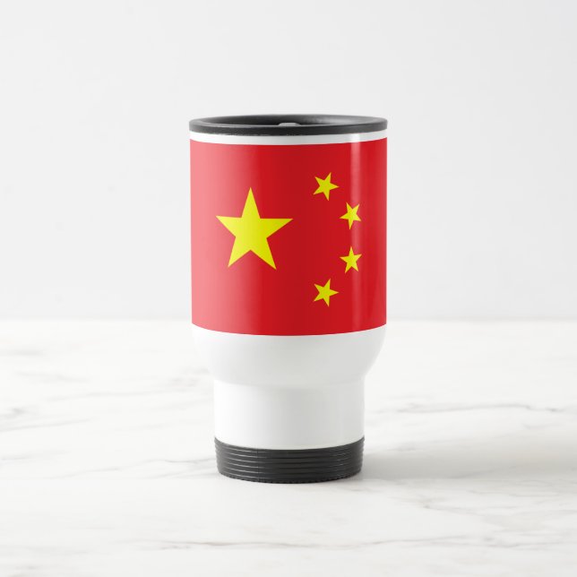 Mug De Voyage Drapeau Chinois (Centre)