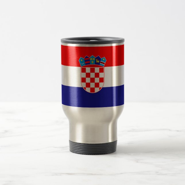 Mug De Voyage Drapeau croate (Centre)
