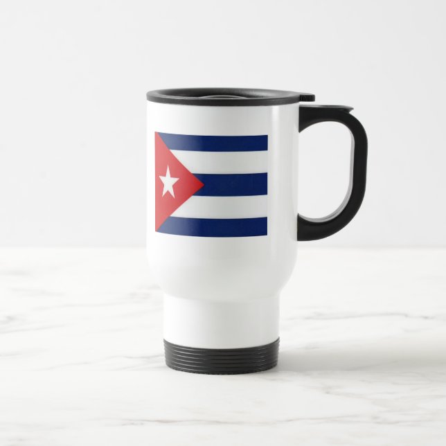 MUG DE VOYAGE DRAPEAU CUBAN (Droite)