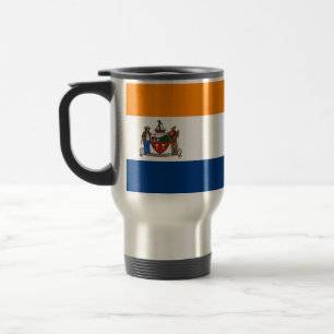 Mug De Voyage Drapeau d'Albany, New York