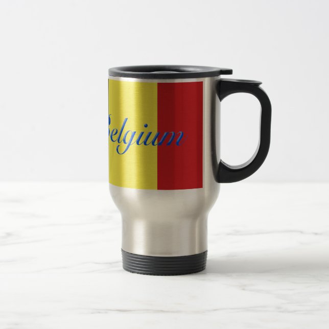 Mug De Voyage Drapeau de Belgique (Droit)