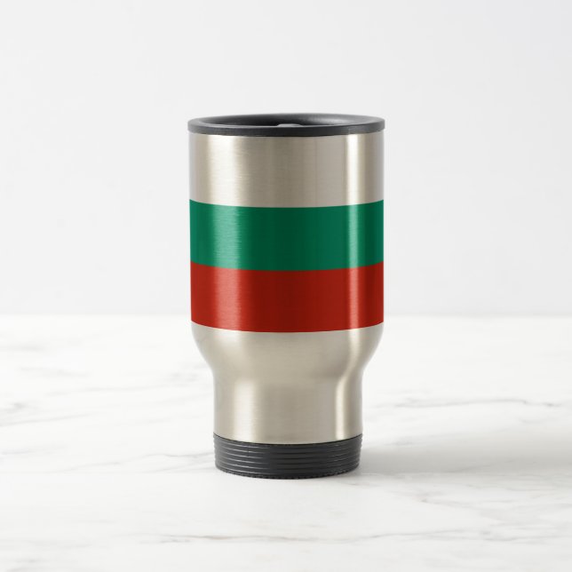 Mug De Voyage Drapeau de Bulgarie (Centre)
