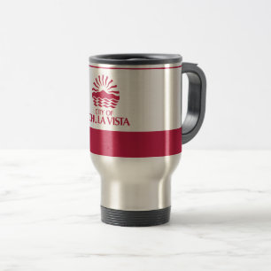 Mug De Voyage Drapeau de Chula Vista, Californie