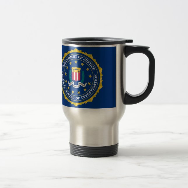 Mug De Voyage Drapeau de FBI (Droit)