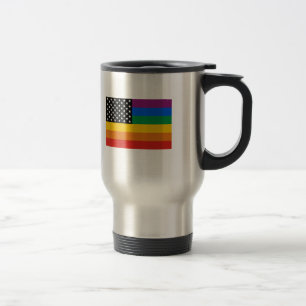 Mug De Voyage Drapeau de gay pride