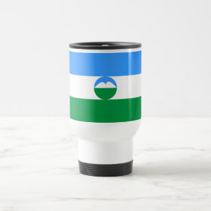 Mug De Voyage Drapeau de Kabardino-Balkarie
