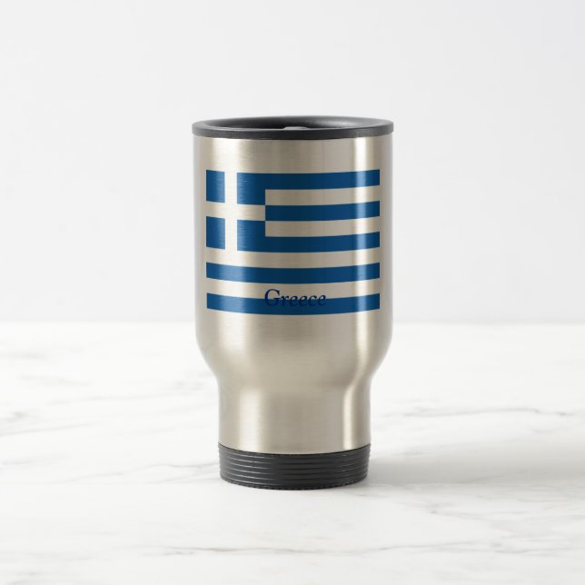 Mug De Voyage Drapeau de la Grèce (Centre)