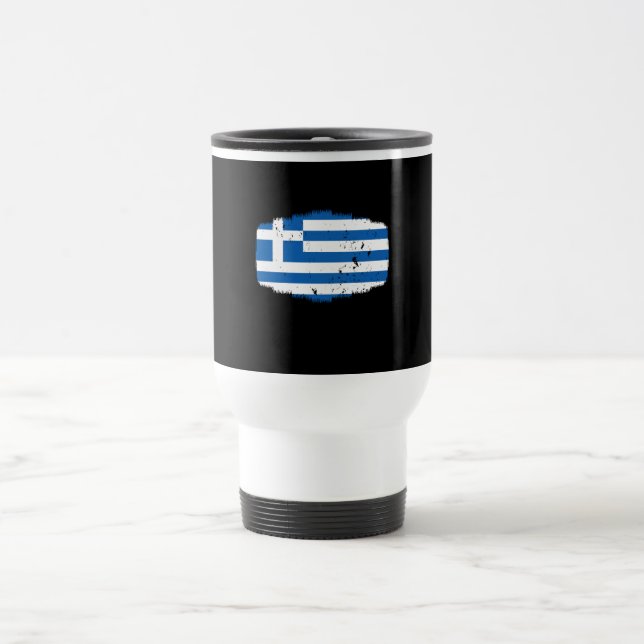 Mug De Voyage Drapeau de la Grèce (Centre)