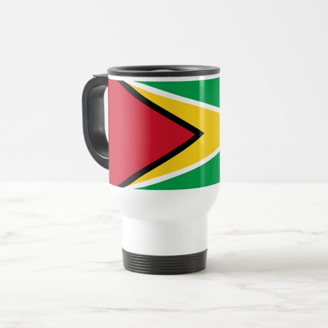 Mug De Voyage Drapeau de la Guyane (Devant gauche)