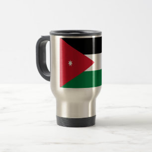 Mug De Voyage Drapeau de la Jordanie