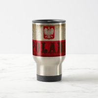 Drapeau de la Pologne Grunge