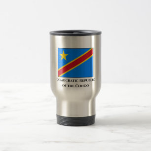 Mug De Voyage Drapeau de la République démocratique du Congo