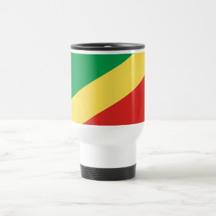Mug De Voyage Drapeau de la République du Congo