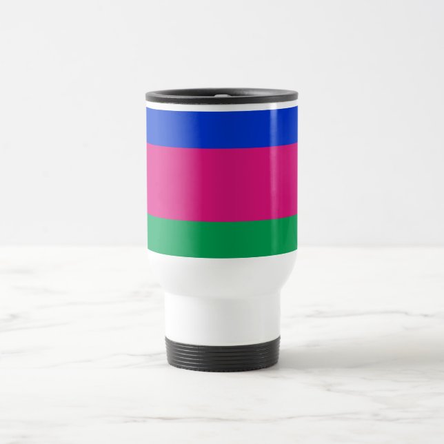 Mug De Voyage Drapeau de la République populaire du Kuban (Centre)