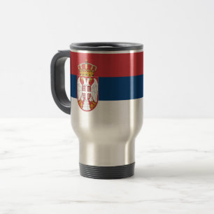 Mug De Voyage Drapeau de la Serbie