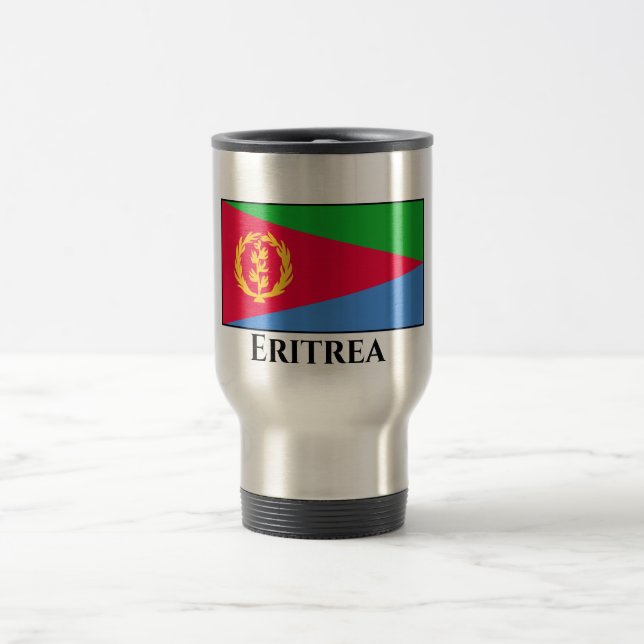 Mug De Voyage Drapeau de l'Érythrée (Centre)