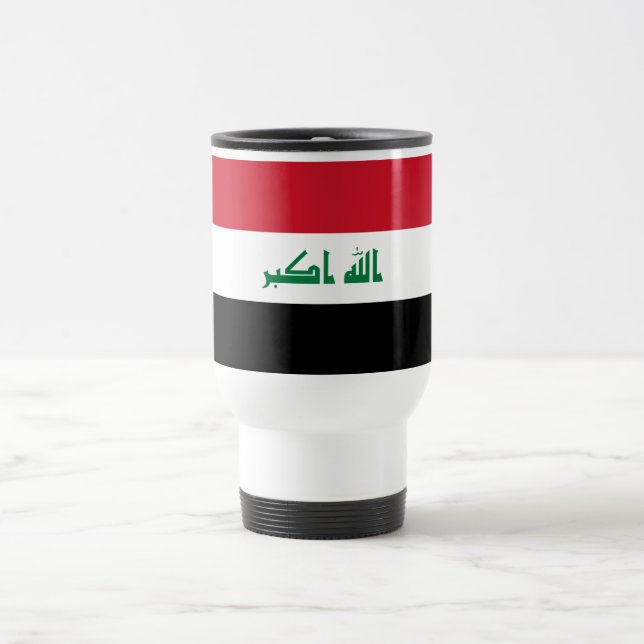 Mug De Voyage Drapeau de l'Irak (Centre)