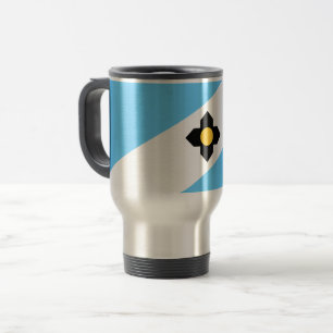 Mug De Voyage Drapeau de Madison, Wisconsin