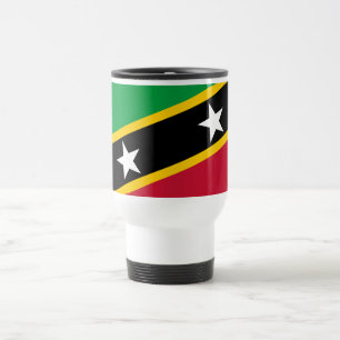 Mug De Voyage Drapeau de Saint-Kitts-et-Nevis