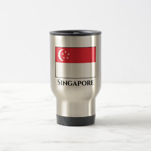 Mug De Voyage Drapeau de Singapour