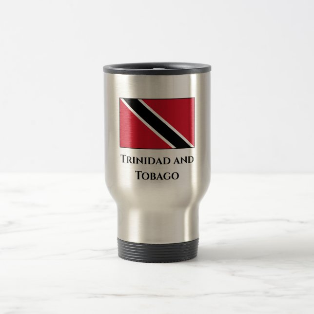 Mug De Voyage Drapeau de Trinité-et-Tobago (Centre)