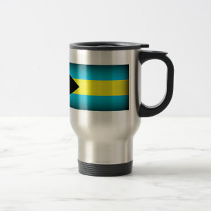 Mug De Voyage Drapeau des Bahamas Arête sombre