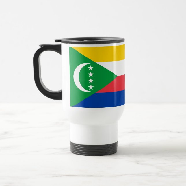 Mug De Voyage Drapeau des Comores (Gauche)