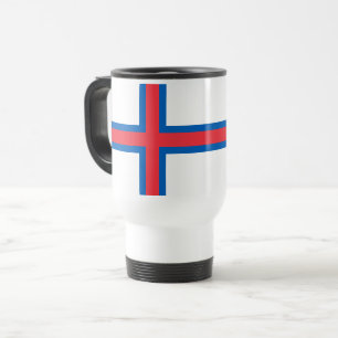 Mug De Voyage Drapeau des îles Féroé