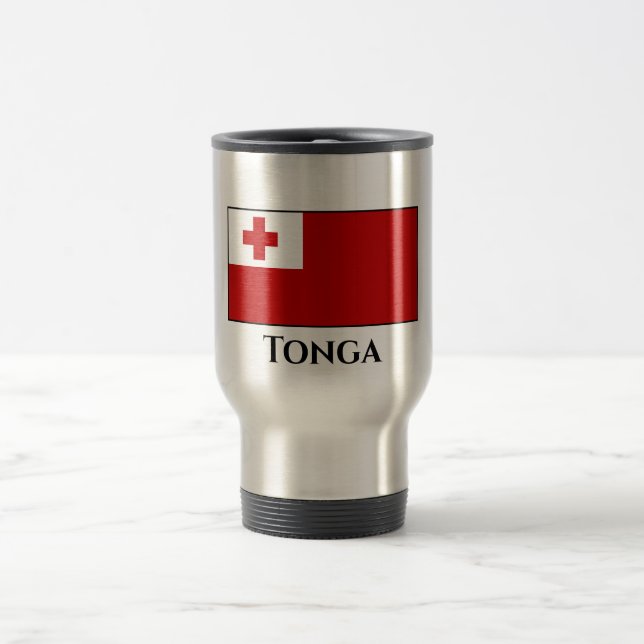 Mug De Voyage Drapeau des Tonga (Centre)