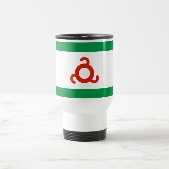 Mug De Voyage Drapeau d'Ingushetie (Centre)